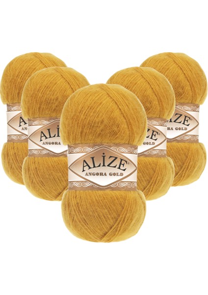 Angora Gold El Örgü Ipi 500GR - 02 Hardal