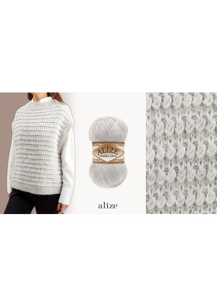 Angora Gold El Örgü Ipi 500GR - 02 Hardal