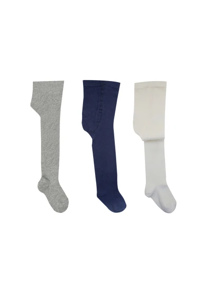 Olay Socks 3'lü Unisex Bebek&çocuk Pamuk Külotlu Çorap