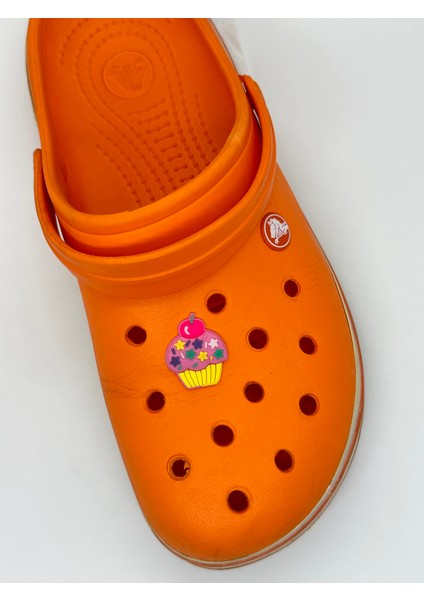 Sağlıkçı Shopping Vişneli Pasta Temalı Temalı Jibbitz Crocs Terlik Süsü