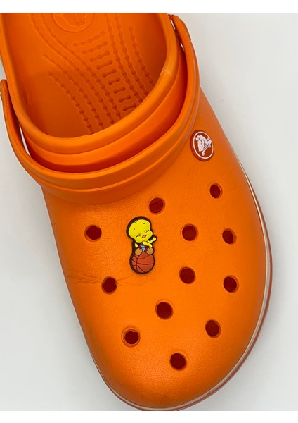 Sağlıkçı Shopping Basketbolcu Yavru Tweety Temalı Temalı Jibbitz Crocs Terlik Süsü