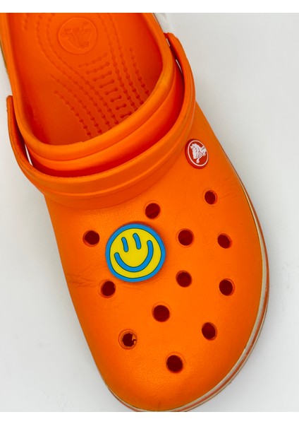 Sağlıkçı Shopping Sempatik Gülücük Emoji 1 Temalı Temalı Jibbitz Crocs Terlik Süsü