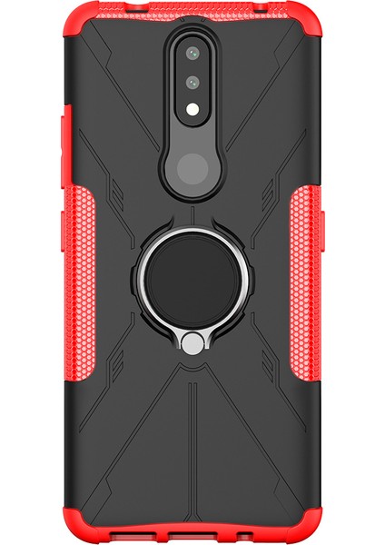 Nokia 2.4 Halkalı Standlı Telefon Kılıfı (Yurt Dışından)