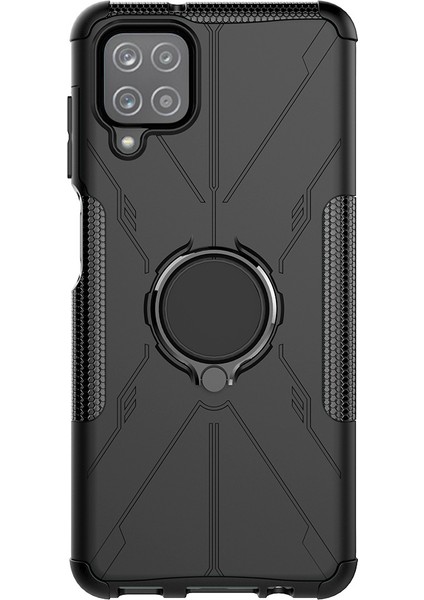 Samsung Galaxy A12 Halkalı Standlı Telefon Kılıfı (Yurt Dışından) fiyatları