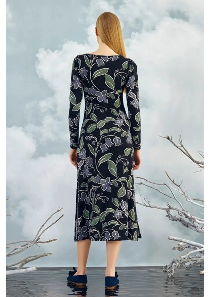 Kadın Desenli Elbise modelleri