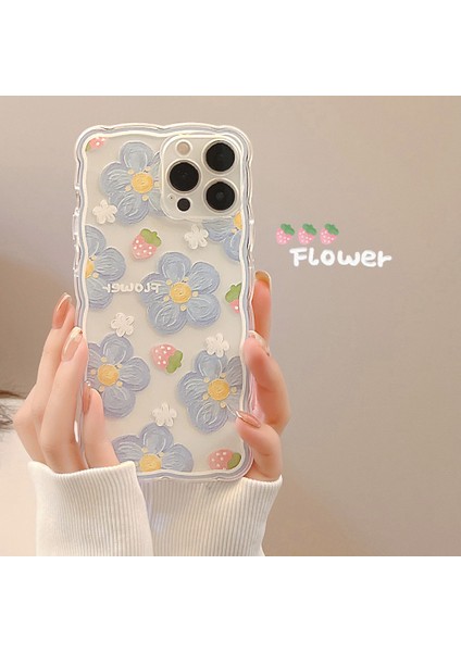 Iphone 13 Mini Temizle Çiçek Telefon Kılıfı (Yurt Dışından)