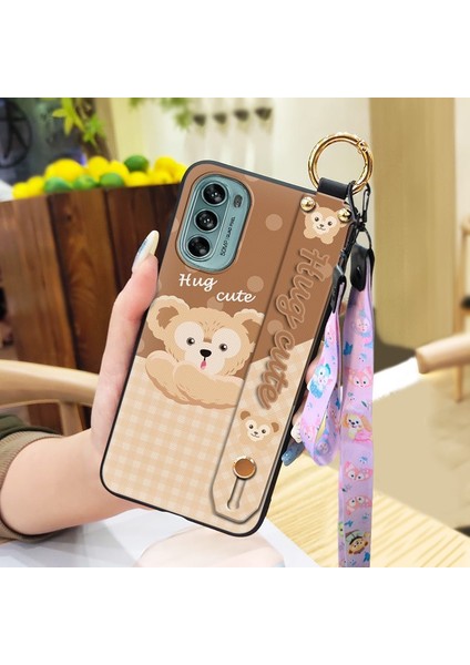 Telefon Kılıfı Motorola Moto G62 5g Bileklikli Karikatür Telefon Kılıfı (Yurt Dışından)