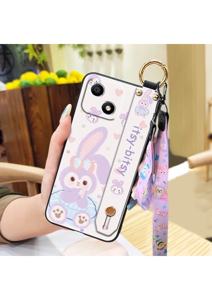 Telefon Kılıfı Huawei Honor Play 30 Bileklikli Karikatür Telefon Kılıfı (Yurt Dışından)