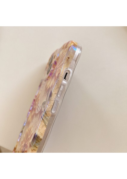 İphone 12 Yağlıboya Çiçek Telefon Kılıfı (Yurt Dışından) fiyatları