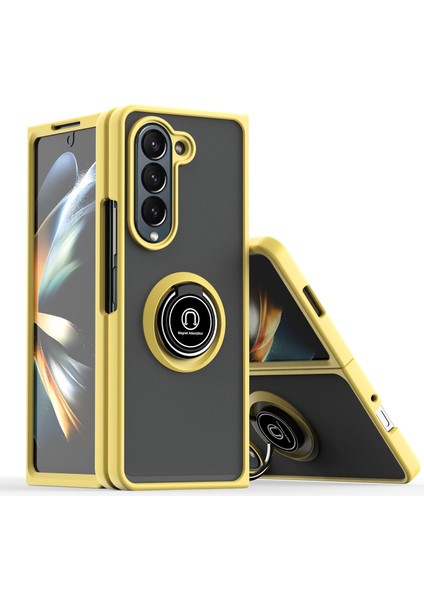 Samsung Galaxy Z Fold 5 Halka Tutuculu Darbeye Dayanıklı Telefon Kılıfı (Yurt Dışından)