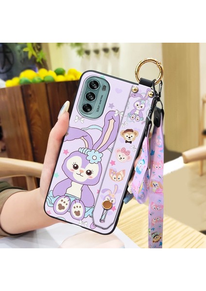 Telefon Kılıfı Motorola Moto G62 5g Bileklikli Karikatür Telefon Kılıfı (Yurt Dışından)
