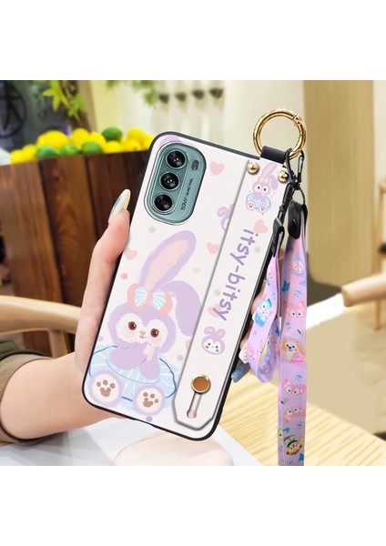 Telefon Kılıfı Motorola Moto G62 5g Bileklikli Karikatür Telefon Kılıfı (Yurt Dışından)