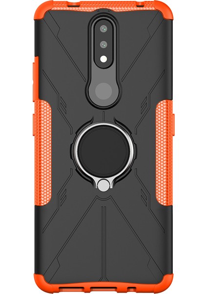 Nokia 2.4 Halkalı Standlı Telefon Kılıfı (Yurt Dışından)