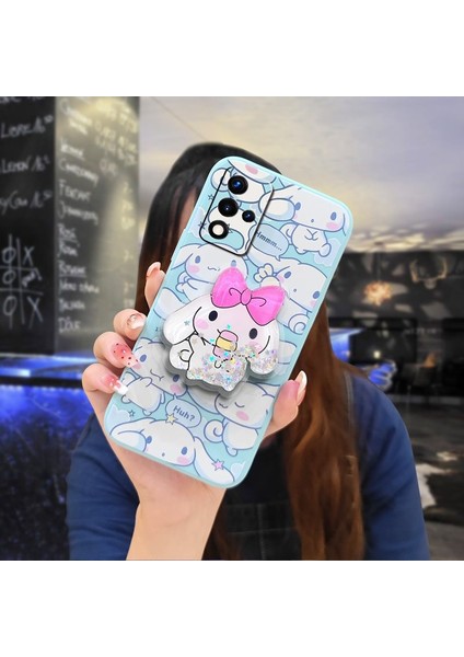 Telefon Kılıfı Oppo A93s 5g Dönen Standlı Parıltılı Telefon Kılıfı (Yurt Dışından)