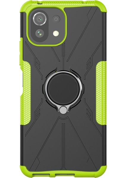 Xiaomi Mi 11 Lite Halkalı Standlı Telefon Kılıfı (Yurt Dışından)