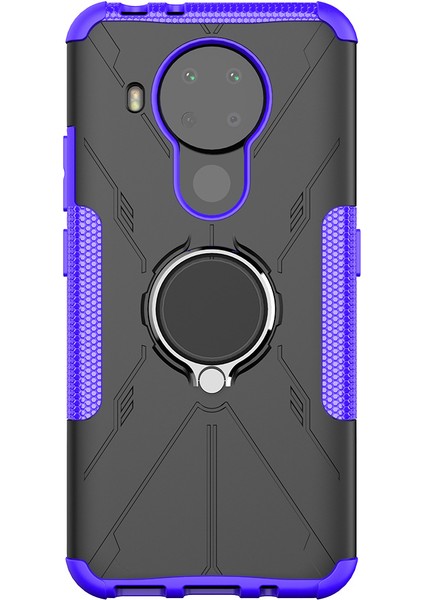 Nokia 5.4 / Nokia 3.4 Halkalı Standlı Telefon Kılıfı (Yurt Dışından)