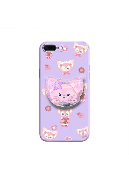 Telefon Kılıfı Iphone 7/8 Plus Dönen Standlı Parıltılı Telefon Kılıfı (Yurt Dışından)