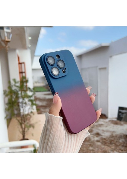 İphone 12 Degrade Mat Telefon Kılıfı (Yurt Dışından)
