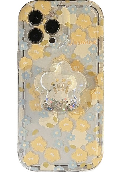 Iphone 11 Pro Max Quicksand Tutuculu Çiçekli Telefon Kılıfı (Yurt Dışından)