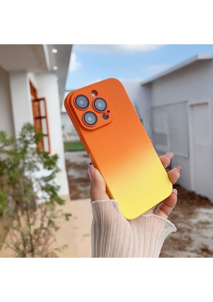 İphone 12 Degrade Mat Telefon Kılıfı (Yurt Dışından)