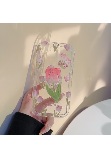 Iphone 11 Pro Max Quicksand Tutuculu Çiçekli Telefon Kılıfı (Yurt Dışından)