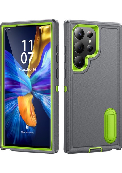 Samsung Galaxy A53 Standlı Sağlam Kauçuk Telefon Kılıfı (Yurt Dışından)
