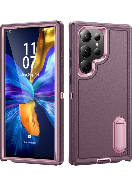 Samsung Galaxy A22 4g Standlı Sağlam Kauçuk Telefon Kılıfı (Yurt Dışından)