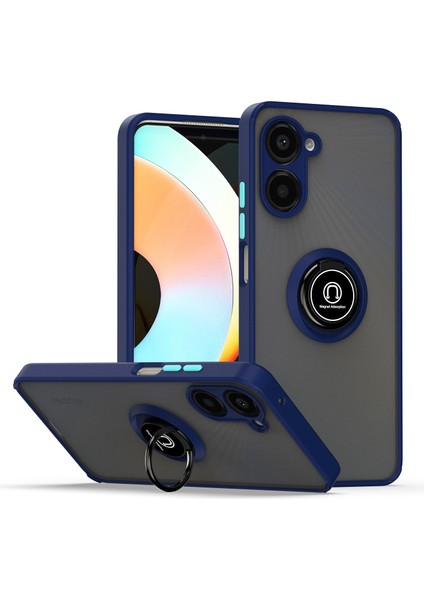 Oppo Realme 11 Pro Halka Tutuculu Darbeye Dayanıklı Telefon Kılıfı (Yurt Dışından)