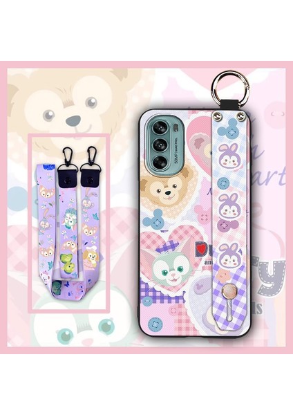 Telefon Kılıfı Motorola Moto G62 5g Bileklikli Karikatür Telefon Kılıfı (Yurt Dışından)