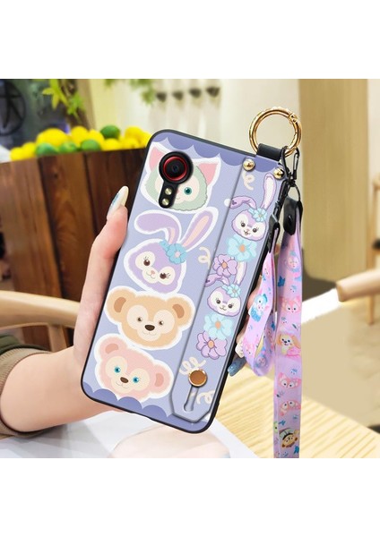 Telefon Kılıfı Samsung Galaxy Xcover5 Bileklikli Karikatür Telefon Kılıfı (Yurt Dışından)