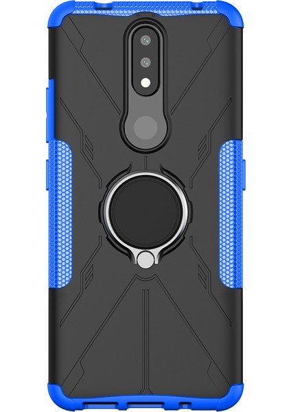 Nokia 2.4 Halkalı Standlı Telefon Kılıfı (Yurt Dışından)