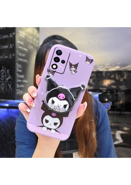 Telefon Kılıfı Oppo A93s 5g Dönen Standlı Parıltılı Telefon Kılıfı (Yurt Dışından)