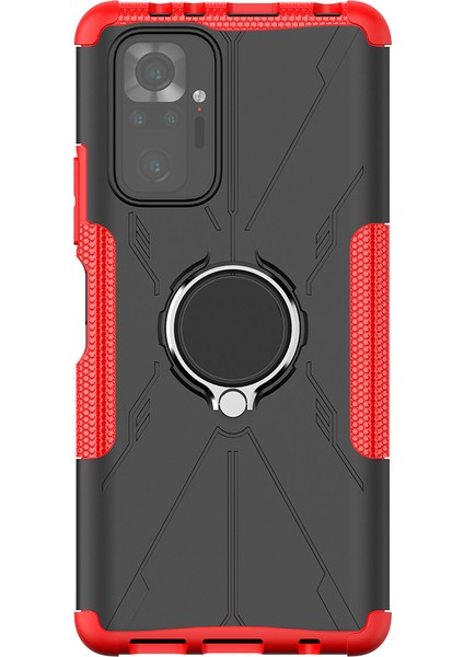 Xiaomi Redmi Note 10 Pro Halkalı Standlı Telefon Kılıfı (Yurt Dışından)