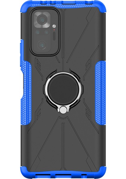 Xiaomi Redmi Note 10 Pro Halkalı Standlı Telefon Kılıfı (Yurt Dışından)