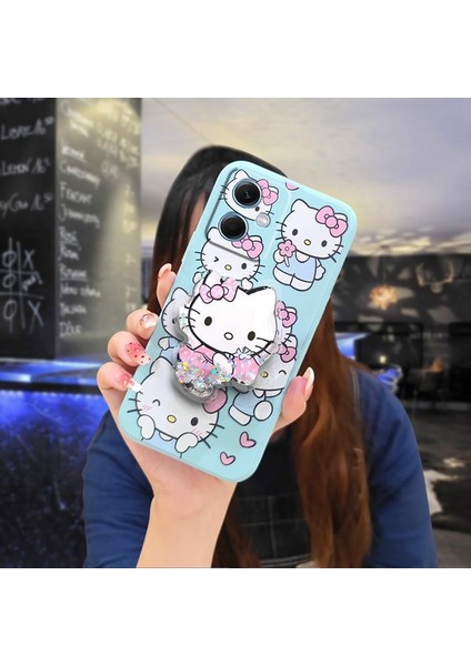 Telefon Kılıfı Xiaomi Redmi Note 12 5g Dönen Standlı Parıltılı Telefon Kılıfı (Yurt Dışından)