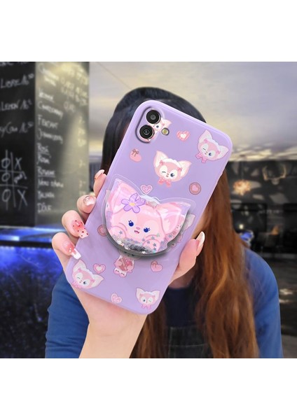 Telefon Kılıfı Samsung Galaxy M13 5g Dönen Standlı Parıltılı Telefon Kılıfı (Yurt Dışından) fiyatları