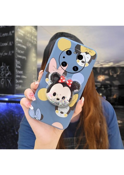 Telefon Kılıfı Huawei Mate 40 Pro Dönen Standlı Parıltılı Telefon Kılıfı (Yurt Dışından)