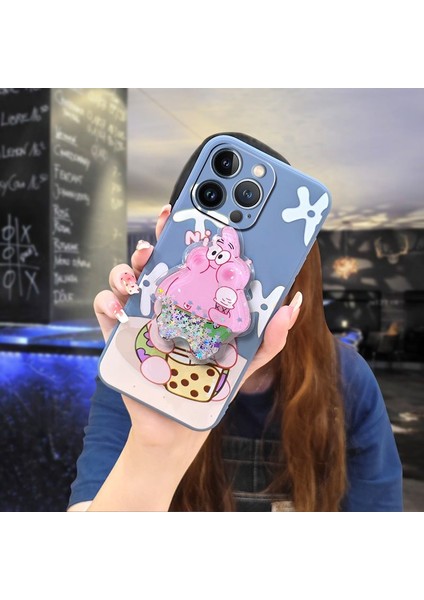 Telefon Kılıfı İphone 13 Pro Dönen Standlı Parıltılı Telefon Kılıfı (Yurt Dışından)