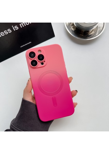 İphone 13 Degrade Manyetik Telefon Kılıfı (Yurt Dışından)