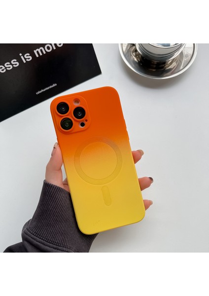 İphone 14 Pro Max Degrade Manyetik Telefon Kılıfı (Yurt Dışından)