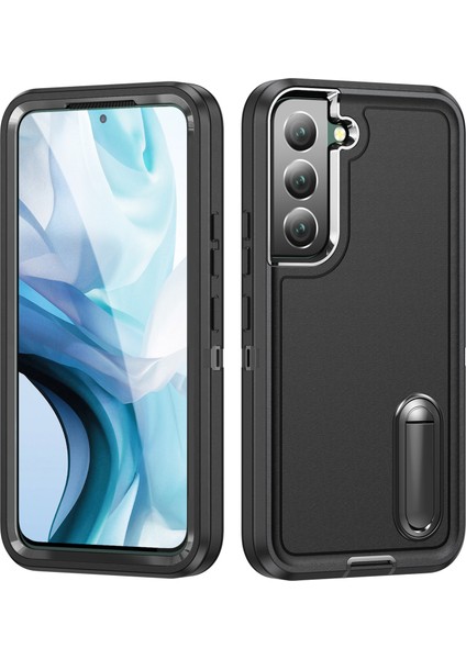 Samsung Galaxy A14 Standlı Sağlam Kauçuk Telefon Kılıfı (Yurt Dışından)