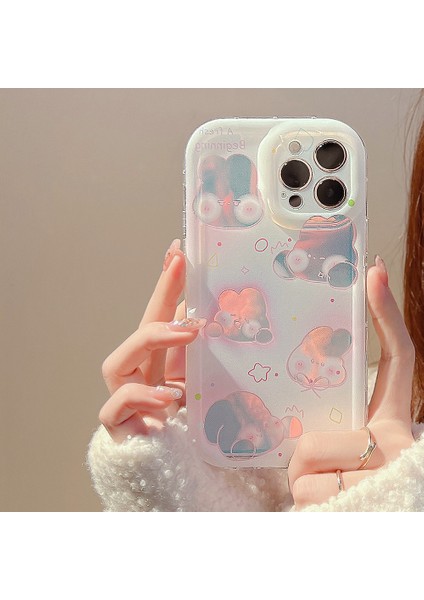 Telefon Kılıfı Iphone 14 Pro Lazer Tavşan Telefon Kılıfı (Yurt Dışından)