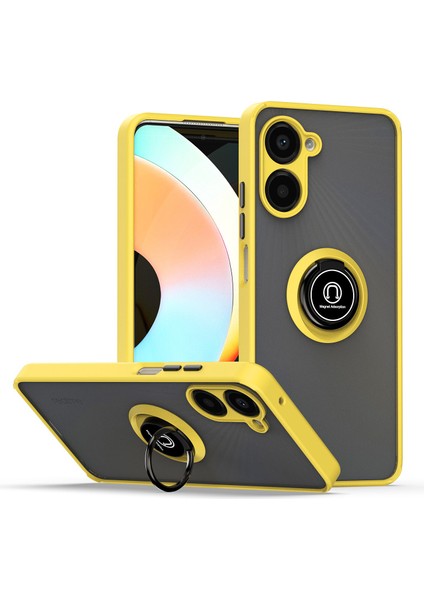Oppo Realme 11 Pro Halka Tutuculu Darbeye Dayanıklı Telefon Kılıfı (Yurt Dışından)