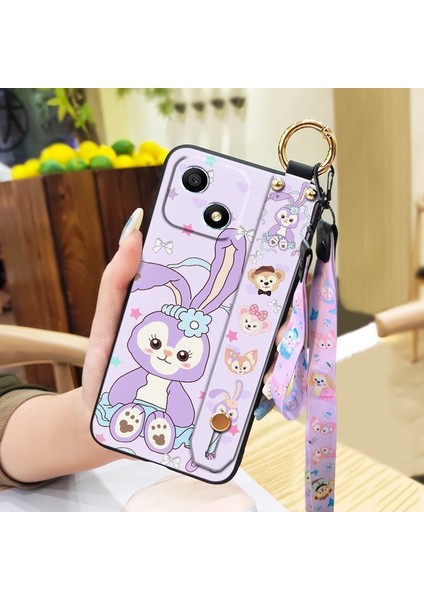 Telefon Kılıfı Huawei Honor Play 30 Bileklikli Karikatür Telefon Kılıfı (Yurt Dışından)