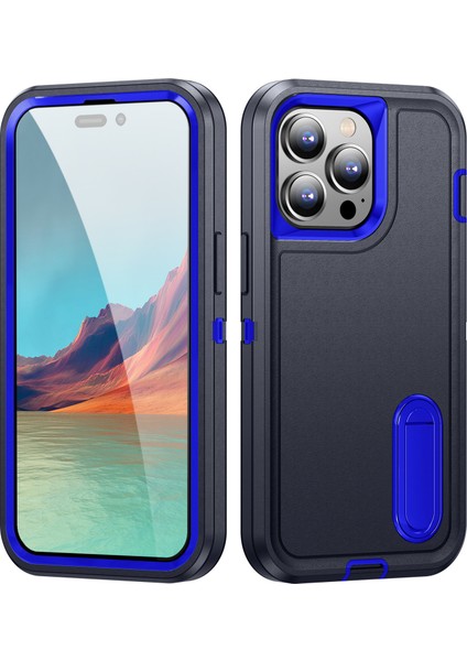 İphone 11 Pro Max Standlı Sağlam Kauçuk Telefon Kılıfı (Yurt Dışından)