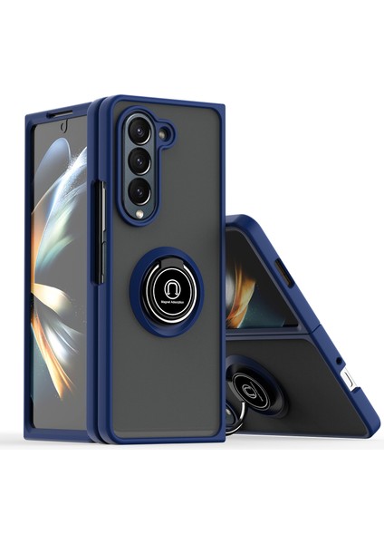 Samsung Galaxy Z Fold 5 Halka Tutuculu Darbeye Dayanıklı Telefon Kılıfı (Yurt Dışından)