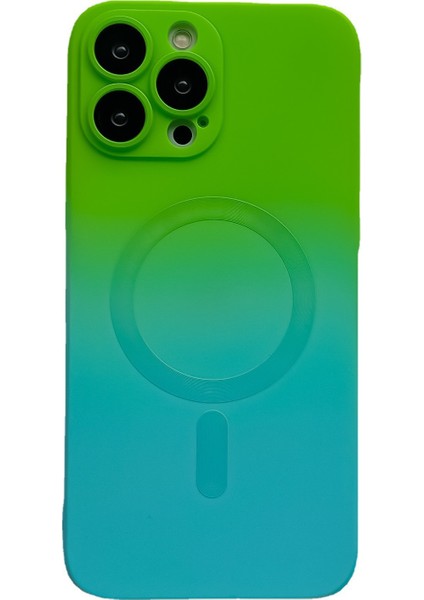 İphone 14 Degrade Manyetik Telefon Kılıfı (Yurt Dışından)