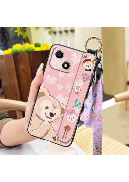 Telefon Kılıfı Huawei Honor Play 30 Bileklikli Karikatür Telefon Kılıfı (Yurt Dışından)
