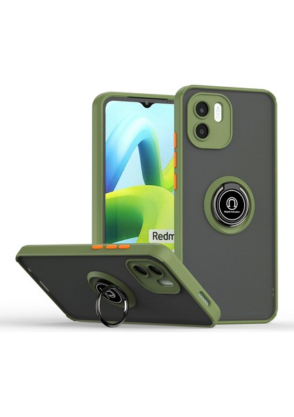 Xiaomi Redmi A1 Plus Halka Tutuculu Darbeye Dayanıklı Telefon Kılıfı (Yurt Dışından)