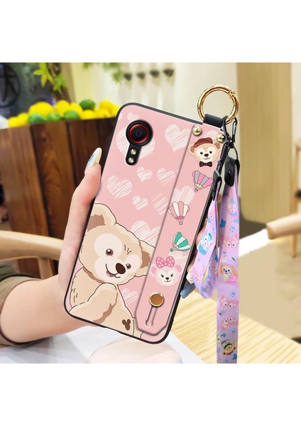Telefon Kılıfı Samsung Galaxy Xcover5 Bileklikli Karikatür Telefon Kılıfı (Yurt Dışından)